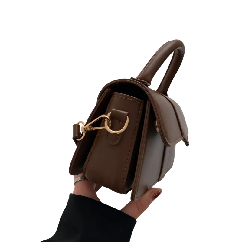 Bolsa Transversal Elegante Yang Bag  - Modelo Quadrado com Alça Removível