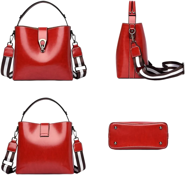 Bolsa Tote Grande em Couro | Grande Capacidade e Casual
