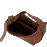 Bolsa de Ombro Allure em Couro - Acompanha Nécessaire | Design Minimalista