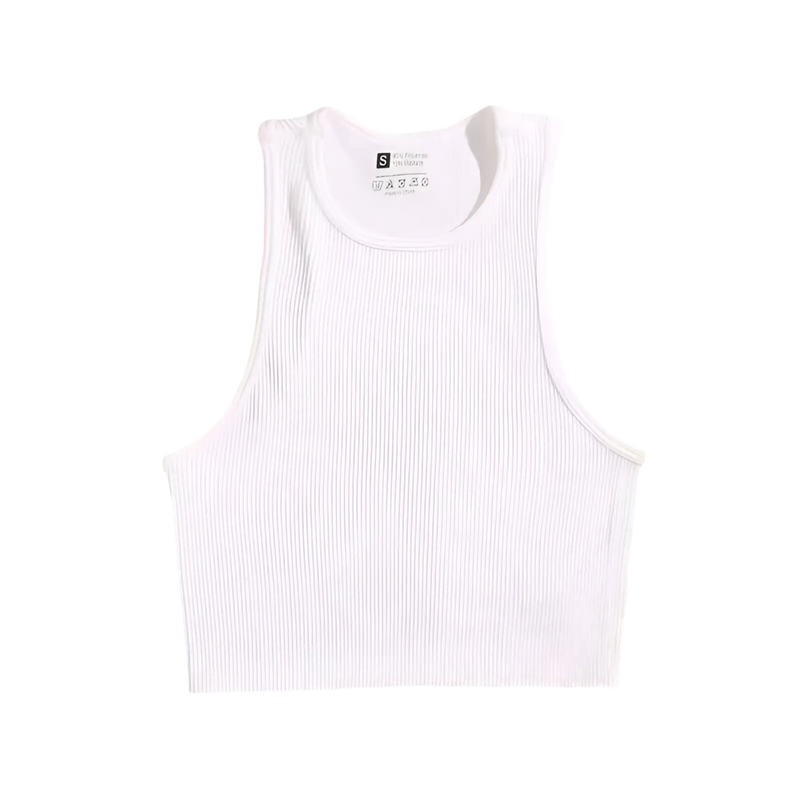 Cropped Básico Street Gym Feminino com 3 Peças - Preto, Branco e Cinza