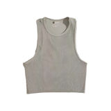 Cropped Básico Street Gym Feminino com 3 Peças - Preto, Branco e Cinza
