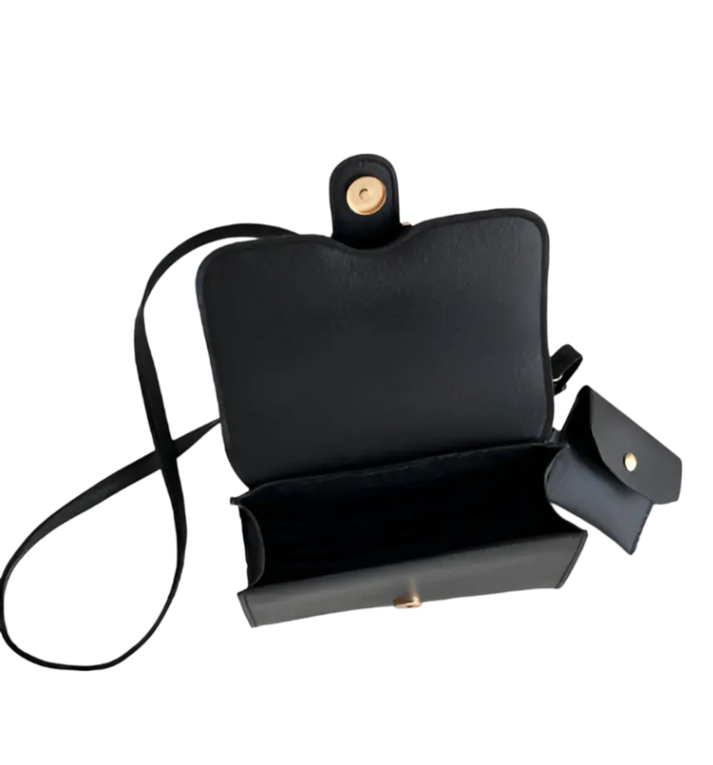 Bolsa Transversal ViMancci com Alça de Mão | Acompanha Porta Cartões - Design Moderno