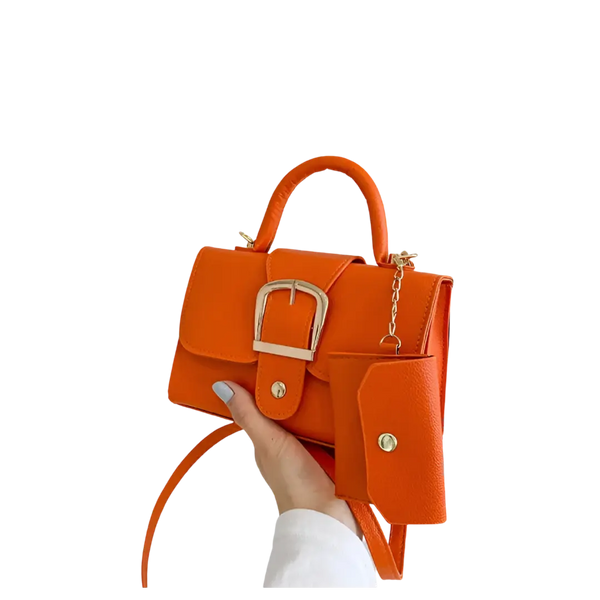 Bolsa Transversal ViMancci com Alça de Mão | Acompanha Porta Cartões - Design Moderno