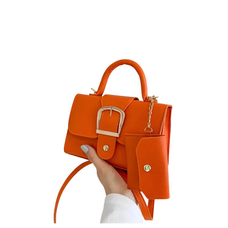 Bolsa Transversal ViMancci com Alça de Mão | Acompanha Porta Cartões - Design Moderno