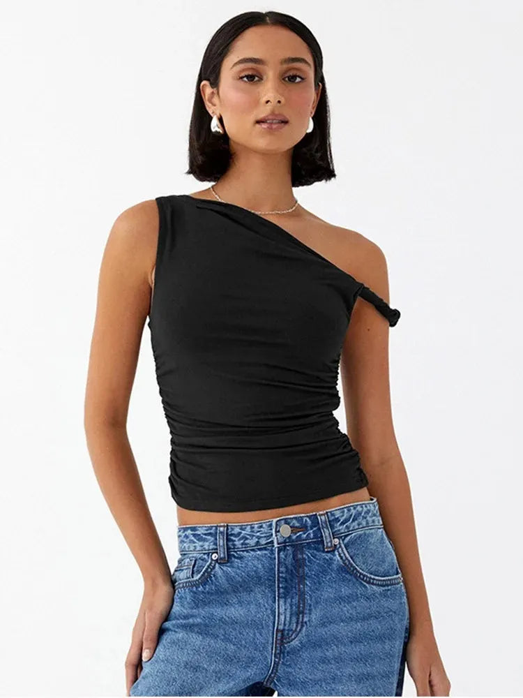 Blusa Básica Feminina Assimétrica - Ideal para o Dia a Dia