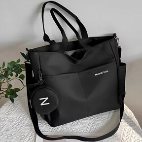 Bolsa Tote Mizani de Nylon - À Prova D'Água Para Uso Diário - Grande e Compacta