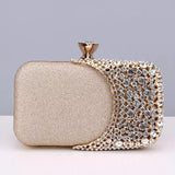 Bolsa Clutch Tiffany Com Alça de Mão e de Ombro - Ideal Para Festas e Eventos