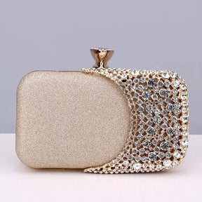 Bolsa Clutch Tiffany Com Alça de Mão e de Ombro - Ideal Para Festas e Eventos