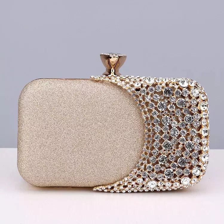 Bolsa Clutch Tiffany Com Alça de Mão e de Ombro - Ideal Para Festas e Eventos