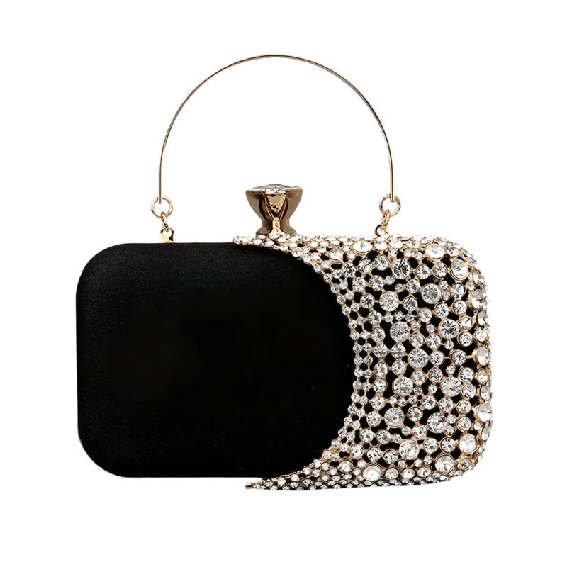 Bolsa Clutch Tiffany Com Alça de Mão e de Ombro - Ideal Para Festas e Eventos