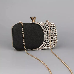 Bolsa Clutch Tiffany Com Alça de Mão e de Ombro - Ideal Para Festas e Eventos