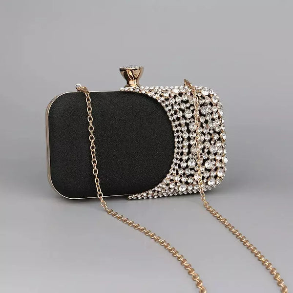 Bolsa Clutch Tiffany Com Alça de Mão e de Ombro - Ideal Para Festas e Eventos