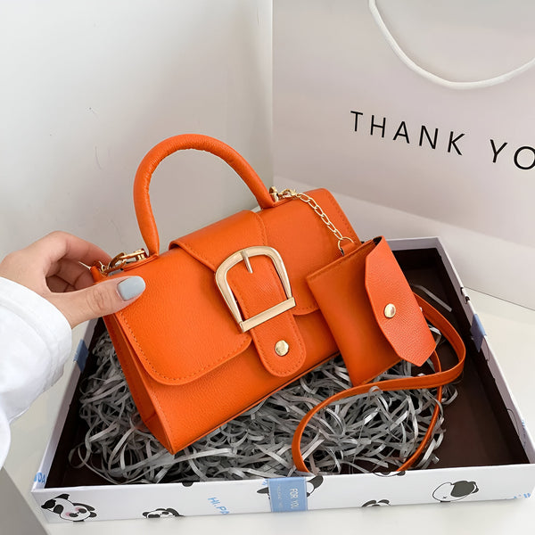 Bolsa Transversal ViMancci com Alça de Mão | Acompanha Porta Cartões - Design Moderno