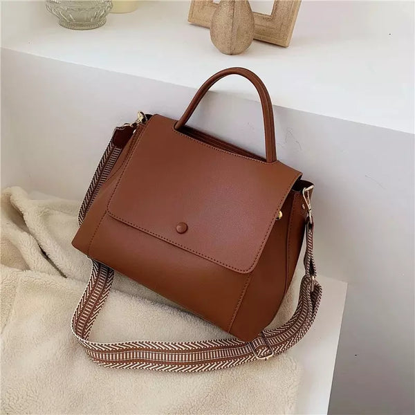 Bolsa de Ombro Casual para Mulheres - Design Inovador