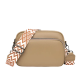 Bolsa Transversal Priena | Dois Bolsos - Espaço Interno Amplo