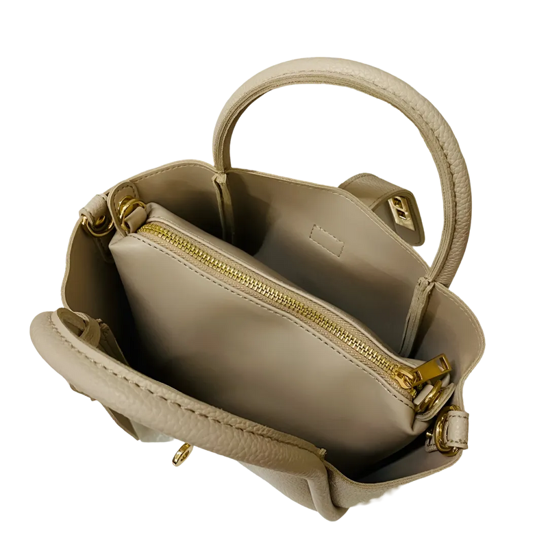 Bolsa Tote em Couro Fiorella - com Nécessaire | Ideal para o Dia a Dia