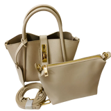 Bolsa Tote em Couro Fiorella - com Nécessaire | Ideal para o Dia a Dia