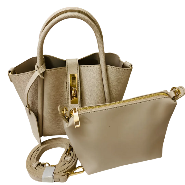 Bolsa Tote em Couro Fiorella - com Nécessaire | Ideal para o Dia a Dia