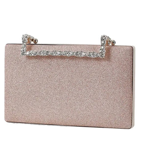 Bolsa Clutch com Alça e Brilho | Ideal para Festas