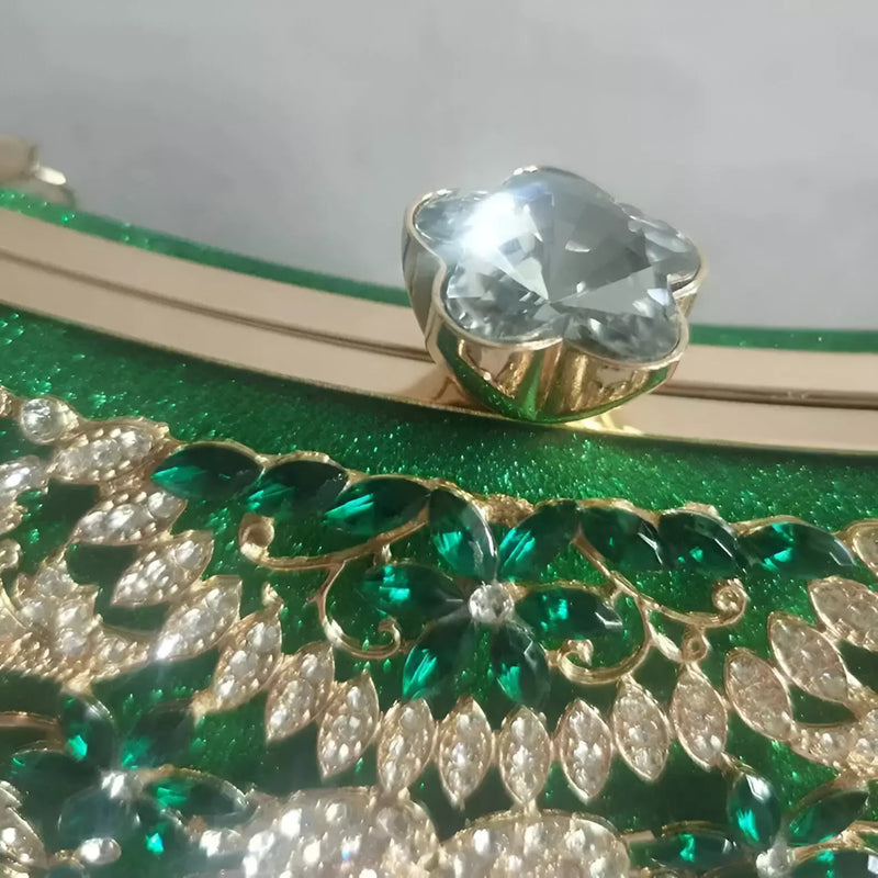 Bolsa Clutch em Esmeralda - Ideal para Festas, Eventos e Formaturas