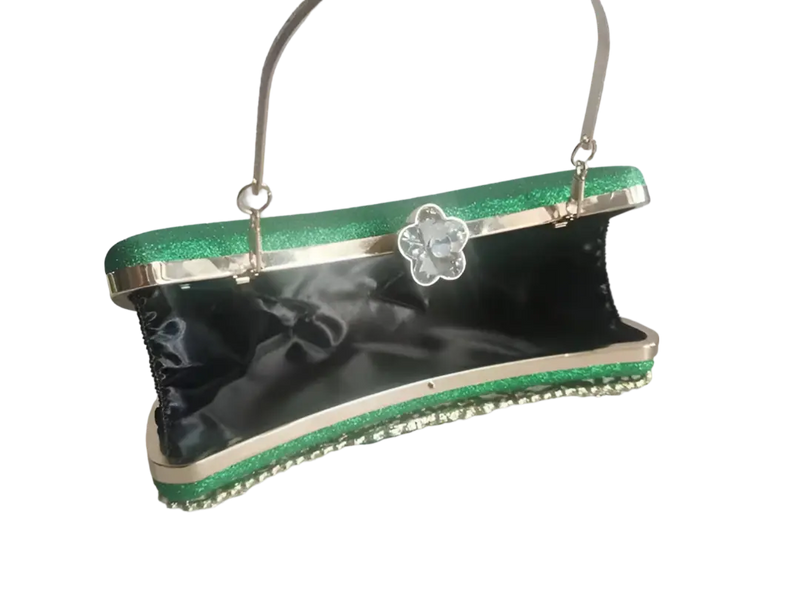 Bolsa Clutch em Esmeralda - Ideal para Festas, Eventos e Formaturas