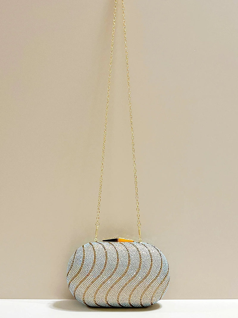 Bolsa Clutch em Pedraria | Ideal para Festas e Eventos Noturnos