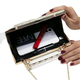 Bolsa Clutch com Alça e Brilho | Ideal para Festas
