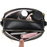 Bolsa de Ombro para o Dia a Dia | Compacta com Compartimentos Inteligentes