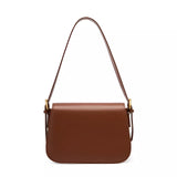 Bolsa de Ombro Crossbody Romena - Alça Curta e Ajustável | Detalhes Dourado