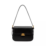 Bolsa de Ombro Crossbody Romena - Alça Curta e Ajustável | Detalhes Dourado