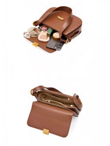 Bolsa de Ombro Crossbody Romena - Alça Curta e Ajustável | Detalhes Dourado