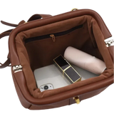 Bolsa de Ombro em Couro | Praticidade - Design Retro Vintage