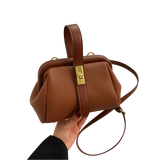 Bolsa de Ombro em Couro | Praticidade - Design Retro Vintage