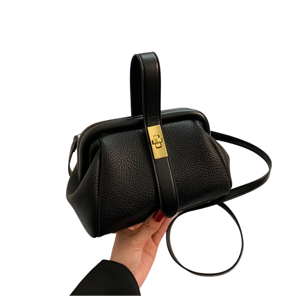 Bolsa de Ombro em Couro | Praticidade - Design Retro Vintage