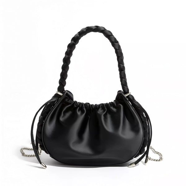 Bolsa de Ombro Trançada Meduza Franzi - Com Corrente