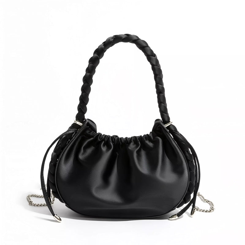 Bolsa de Ombro Trançada Meduza Franzi - Com Corrente