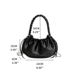 Bolsa de Ombro Trançada Meduza Franzi - Com Corrente