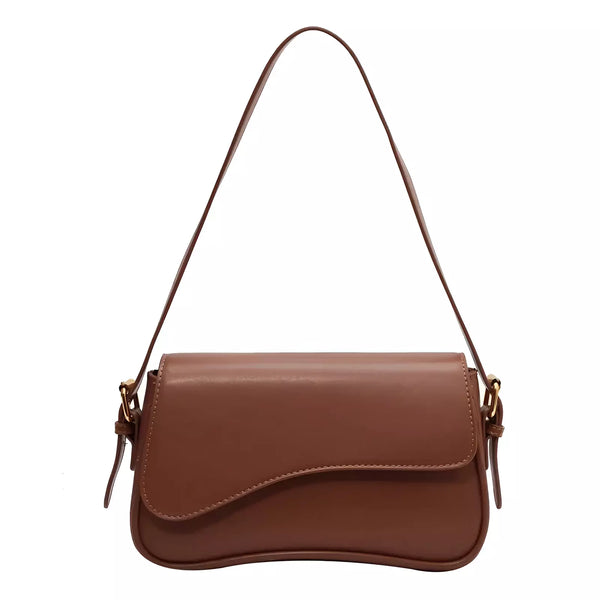 Bolsa de Ombro Alto Padrão Aurora Vintage - Shoulder Bag | Couro de Alta Qualidade | Alça Curta