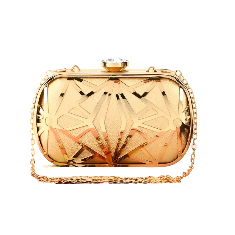 Bolsa Clutch Dourada | Perfeita para Festas e Ocasiões Especiais