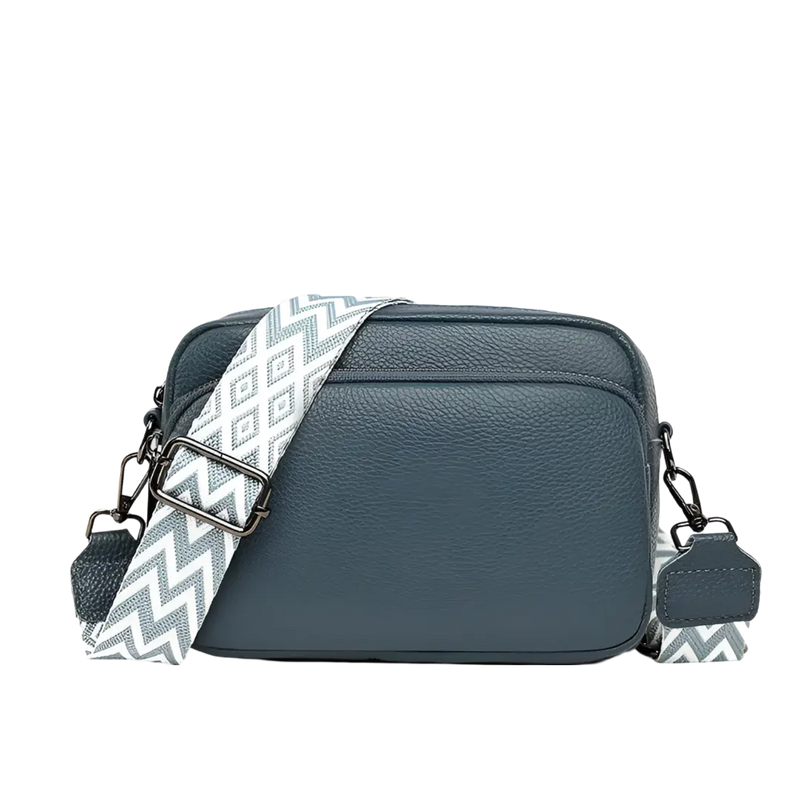 Bolsa Transversal Priena | Dois Bolsos - Espaço Interno Amplo