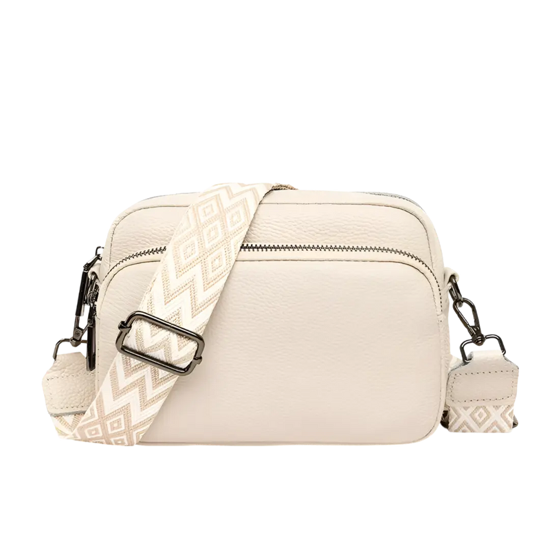 Bolsa Transversal Priena | Dois Bolsos - Espaço Interno Amplo