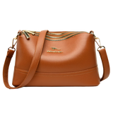 Bolsa de Ombro Crossbody Bartin | Zíper Triplo