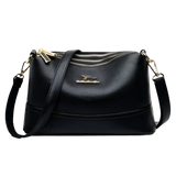 Bolsa de Ombro Crossbody Bartin | Zíper Triplo