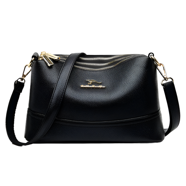 Bolsa de Ombro Crossbody Bartin | Zíper Triplo