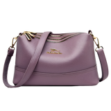 Bolsa de Ombro Crossbody Bartin | Zíper Triplo