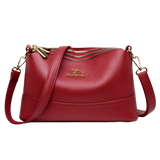 Bolsa de Ombro Crossbody Bartin | Zíper Triplo