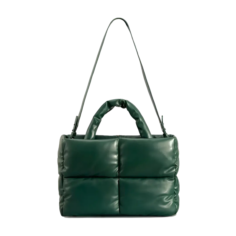 Bolsa Puffer Mr.LLs  Feminina Tote Acolchoada