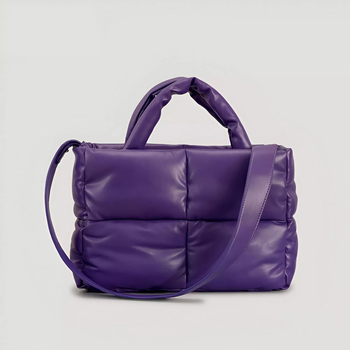 Bolsa Puffer Mr.LLs  Feminina Tote Acolchoada