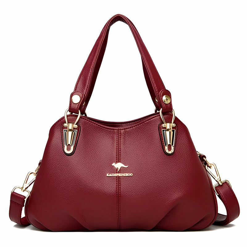 Bolsa de Ombro | Couro Genuíno | Elegância Versátil | Estilo Moderno
