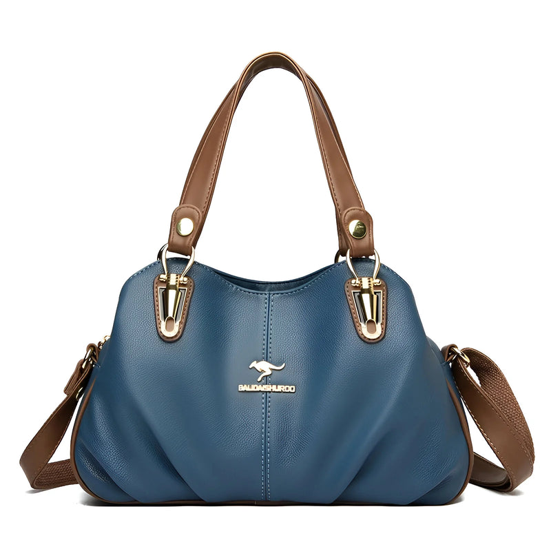 Bolsa de Ombro | Couro Genuíno | Elegância Versátil | Estilo Moderno
